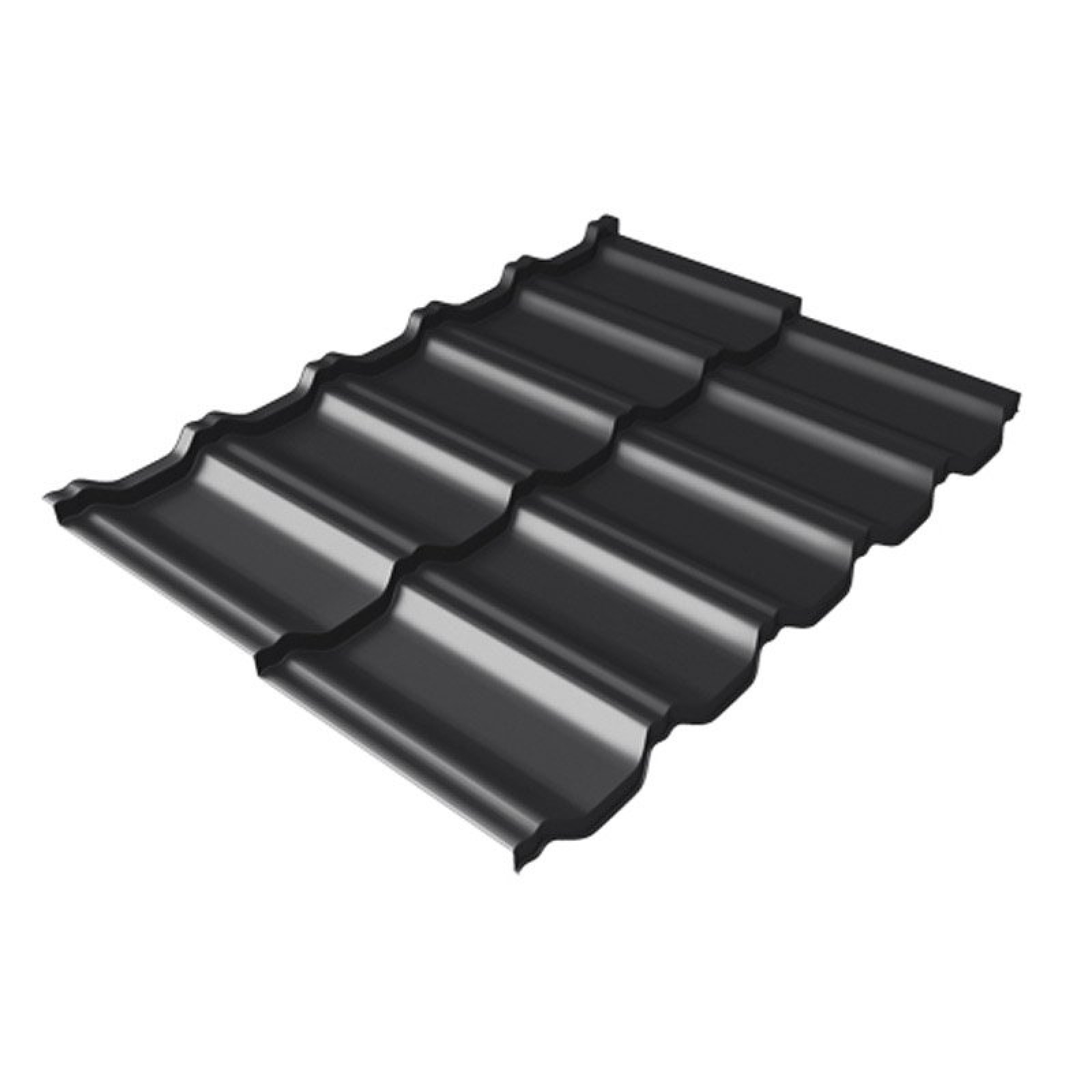 Металлочерепица модульная квинта Uno Grand Line c 3D резом 0,5 Rooftop Matte