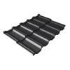 Металлочерепица модульная квинта Uno Grand Line c 3D резом 0,5 Rooftop Matte