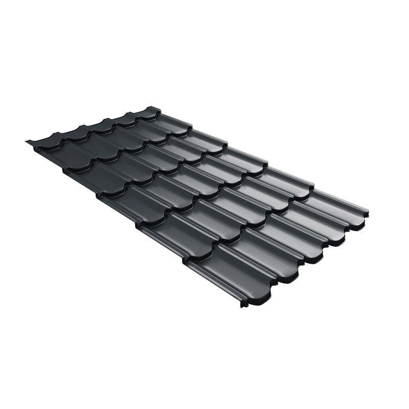 Металлочерепица квинта плюс Grand Line c 3D резом 0,5 Satin